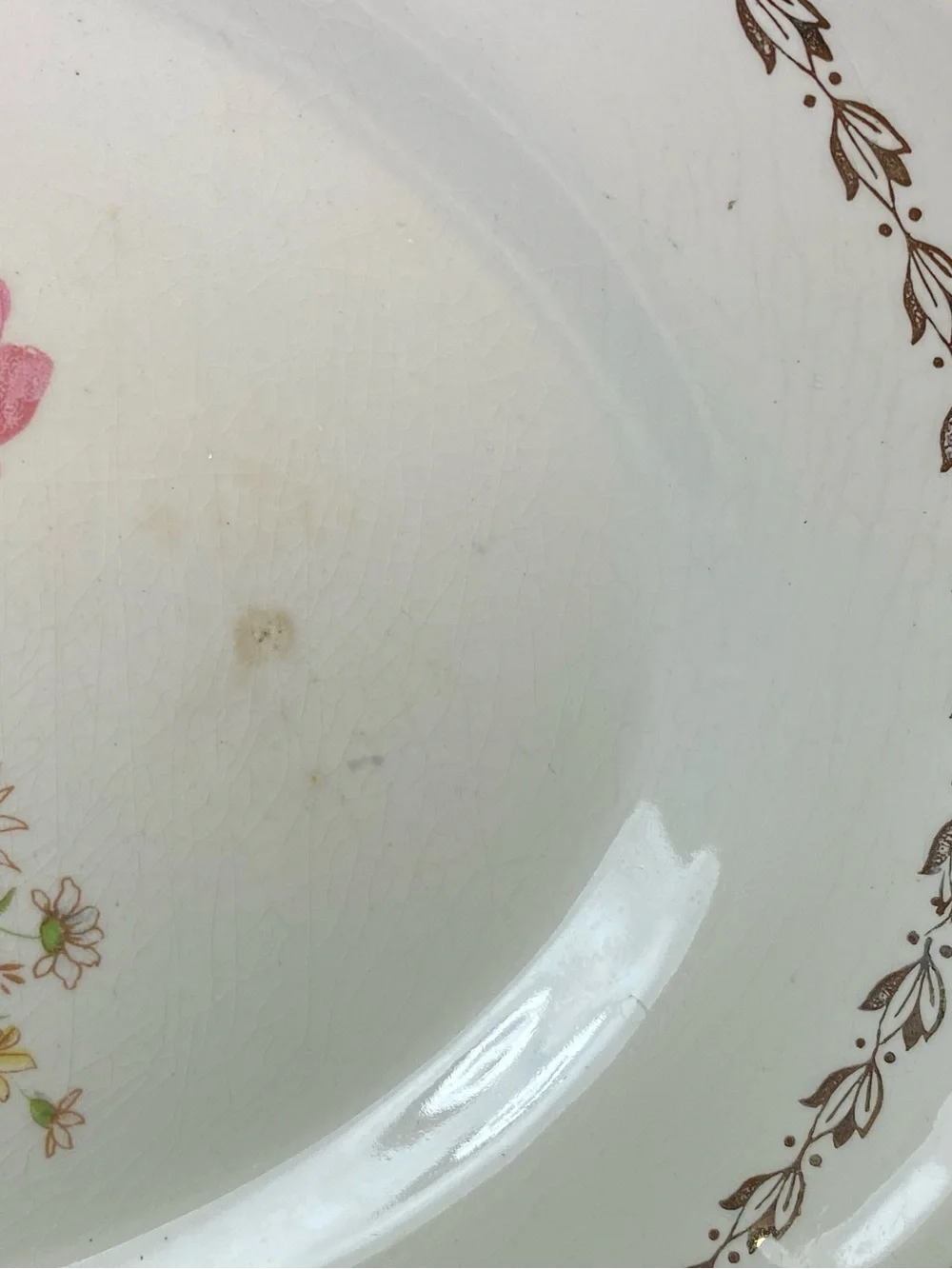 Vintage Oval Porcelain Serving Plate Platter 11 1/2” x 8 1/2”